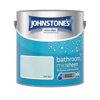 Johnstones Bathroom Midsheen Paint - Silk Spa 2.5L