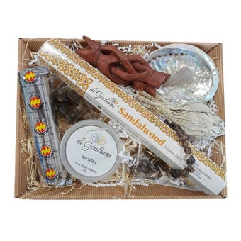 Smokey Quartz Home Cleansing Smudge Kit Set