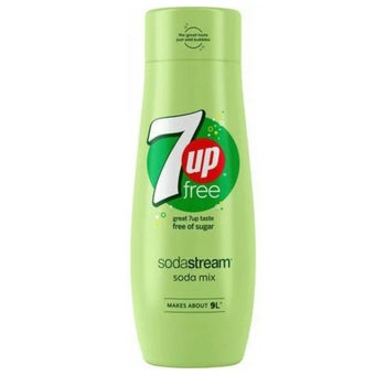 SodaStream 7UP Free Concentrate 440ml – Makes Up to 9L Sugar-Free Sparkling Drink