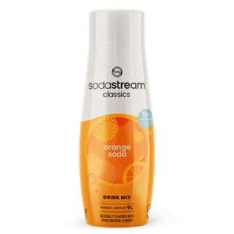 SodaStream Classics Orange Soda Drink Mix 440ml – Makes Up to 9L
