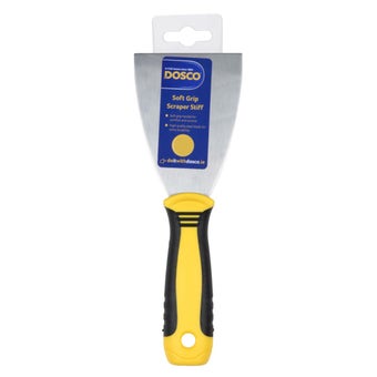 Soft Grip Stiff Scraper with High Quality Steel Blade for Comfortable and Precise Surface Preparation I 2"