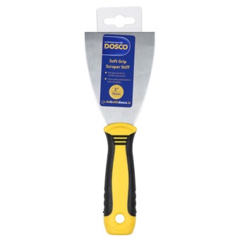 Soft Grip Stiff Scraper with High Quality Steel Blade for Comfortable and Precise Surface Preparation I 3"