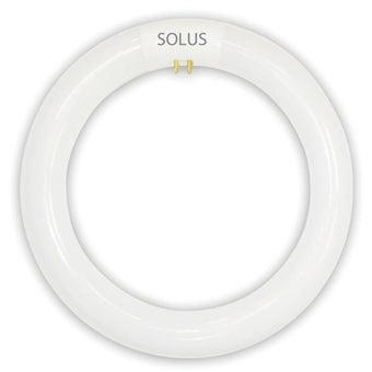 Solus 22W T9 Circular Fluorescent Tube G10q 4-Pin 2700K Warm White Non-Dimmable 10000 Hour Life