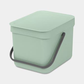 Sort & Go Waste Bin 6L - Jade Green