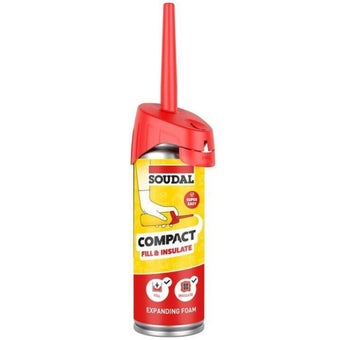 Soudal Compact Fill & Insulate Gap Filling Foam 150ml