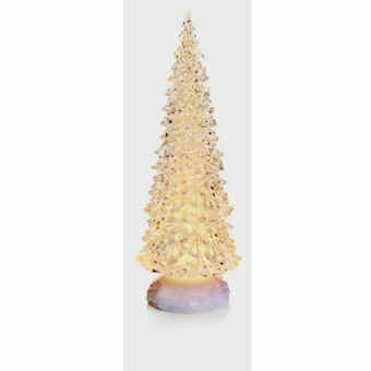 Premier Battery Operated Water Spinner Christmas Tree Warm White LEDs