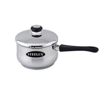 Steelex Stainless Steel Saucepan & Lid - 20cm