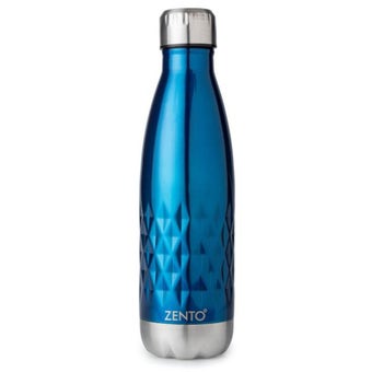 Stainless Steel Diamond Blue Vacuum Water Bottle 500ml