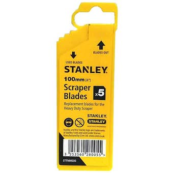 Stanley 100mm Scraper Blades x 5