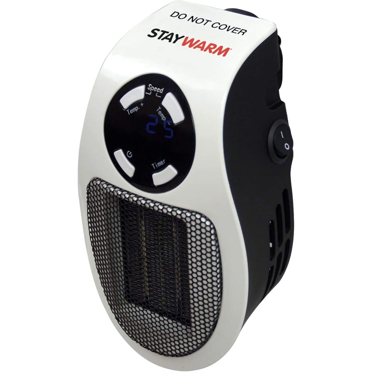 Stay Warm 500W Plugin Local (2m2) Power Heater with 2 Fan Speeds
