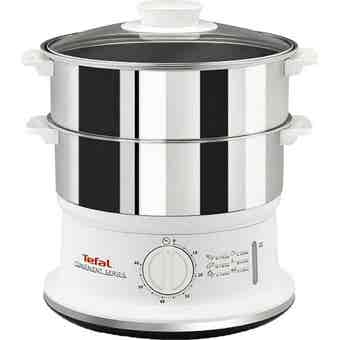 Tefal Steamer Convenient Series With Timer - Stainless Steel