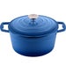 Steelex Blue Round Cast Iron Casserole 4.7L I 25cm