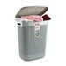 Steelex Laundry Basket with Lid 52L - Grey