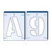 100mm Letters & Numbers Stencil Kit (A-Z/0-9)