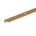 Step Edge Profile Anodised Aluminium Gold - 45mm x 23mm x 2.7mm / 1m