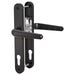 Stockholm Black Lever Door Handle 92mm with Spindle and Fixings