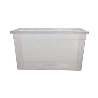 Whitefurze 75 Cm 96 Ltr Storage Box Natural