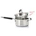 Steelex Touch Pan With Glass Lid - 22cm