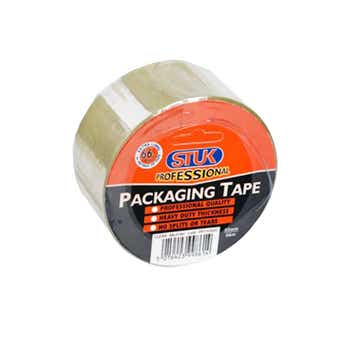 Stuk Clear Professional Packing Tape - 50mm x 66m