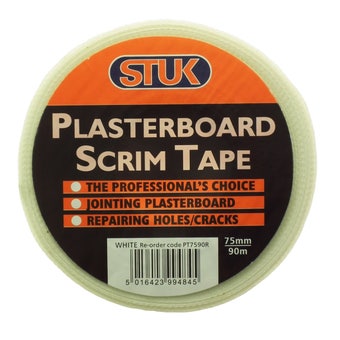 Stuk Plasterboard Scrim Tape - 75mm x 90m