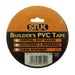 Stuk Black Builders PVC Tape 75mm X 33m