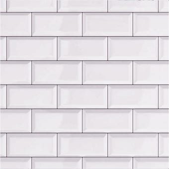D-C-Wall Subway Tiles Ceramics Wall Covering - 67.5cm x 4m