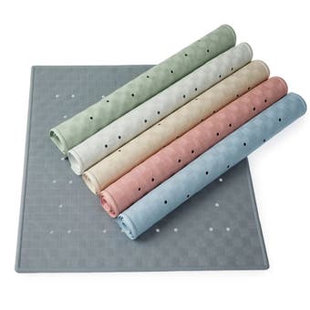 Rubber Bath Mat - Grey
