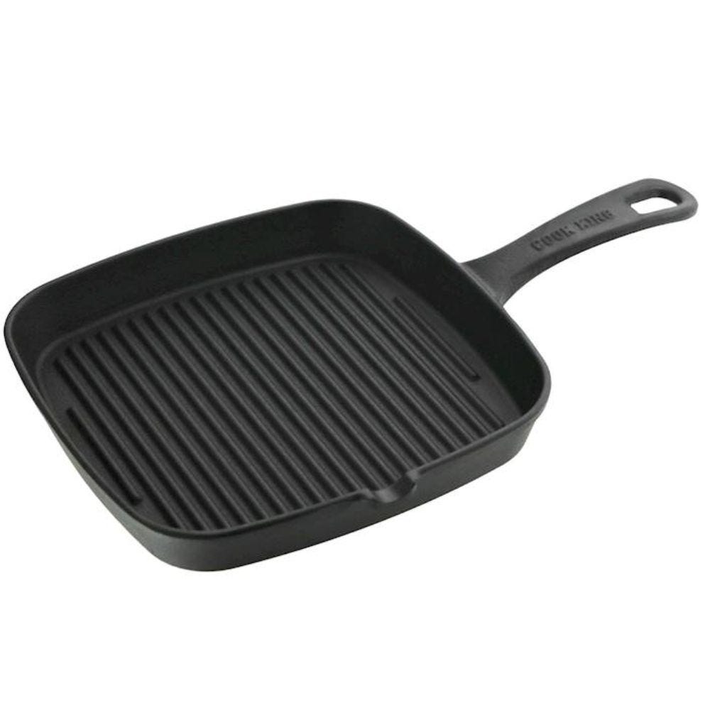 Cast Iron Griddle Square Pan 