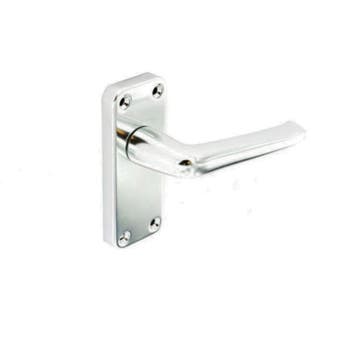 Securit Aluminium Latch Handles Bradford (Pair) 100mm