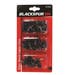 Black Cable Clips - 80 pieces
