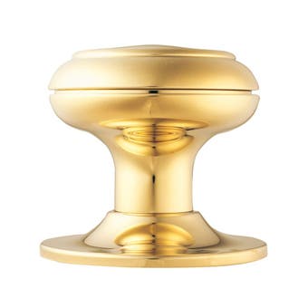 Centre Brass Door Knob PVD