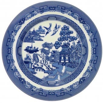 Blue Willow Dinner Plate 27cm 10.5"