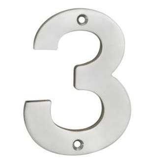 Satin Stainless Steel Number 3 - 100mm