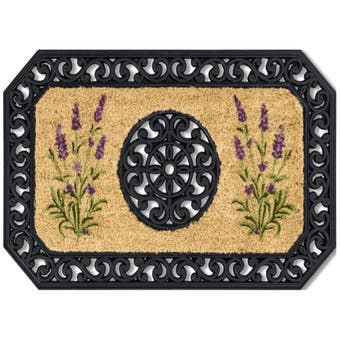 Coco Twin Lavender Door Mat - 45 x 75cm