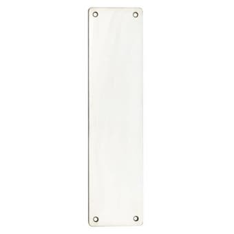 Polished Stainless Steel Finger Plate 75mm x 300mm