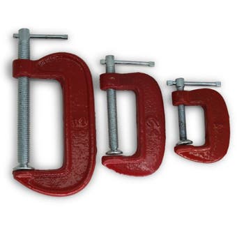 G-clamp Set - 3 pieces
