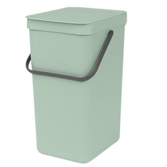 Sort & Go Waste Bin 16L - Jade Green