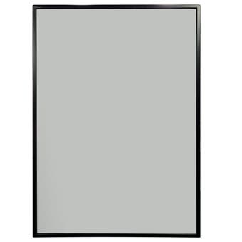 Tema Porto Black Framed Rectangular Mirror 70cm X 50cm