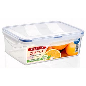 Steelex Clip Top Food Box 2.6L