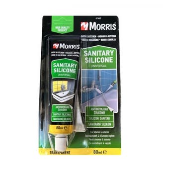 Universal Sanitary Silicone 80ml - White