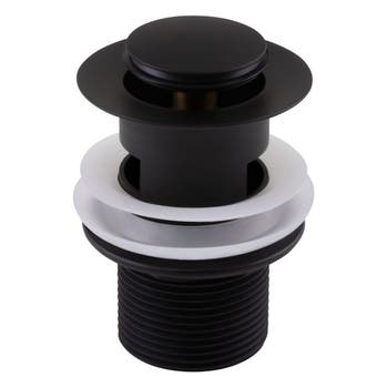 Click-Clack Waste 1 1/4″ - Black