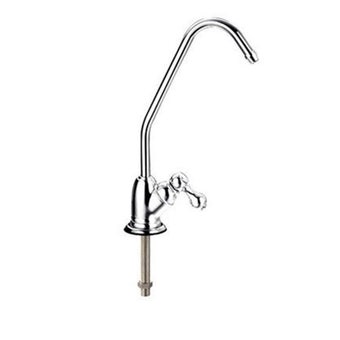 Chrome Single-Handle Ceramics Goose-Neck Faucet