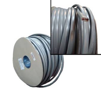 OCS Grey Twin & Earth (Stranded) 2 Core Electrical Flex Cable - Price Per Metre