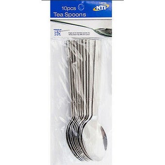 Stainless Steel 10pc Tea Spoons