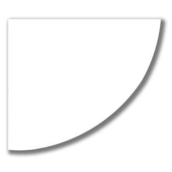 Tema Corner Shelf 300 X 300 X 15 - White