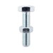 Hex Bolts & Nuts M8 x 25mm - Pack of 4