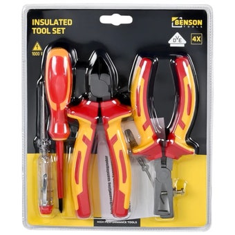 Benson VDE Insulated Tool Set 4 Piece 1000V Rated