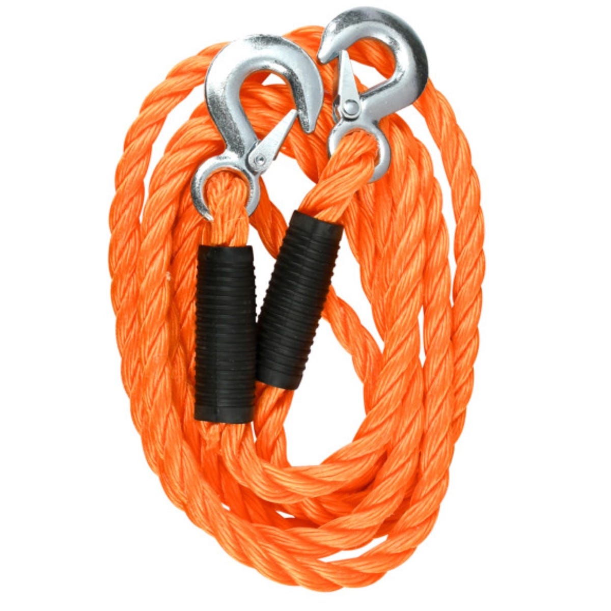 Benson Towing Cable 3 Tons – Orange I Strong, Reliable Tow Rope with Safety Hooks for Vehicle Recovery