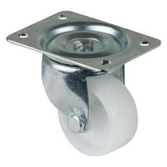 Transport Castor 58mm swivel 80kg White