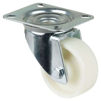 Transport Castor 80mm swivel 125kg White